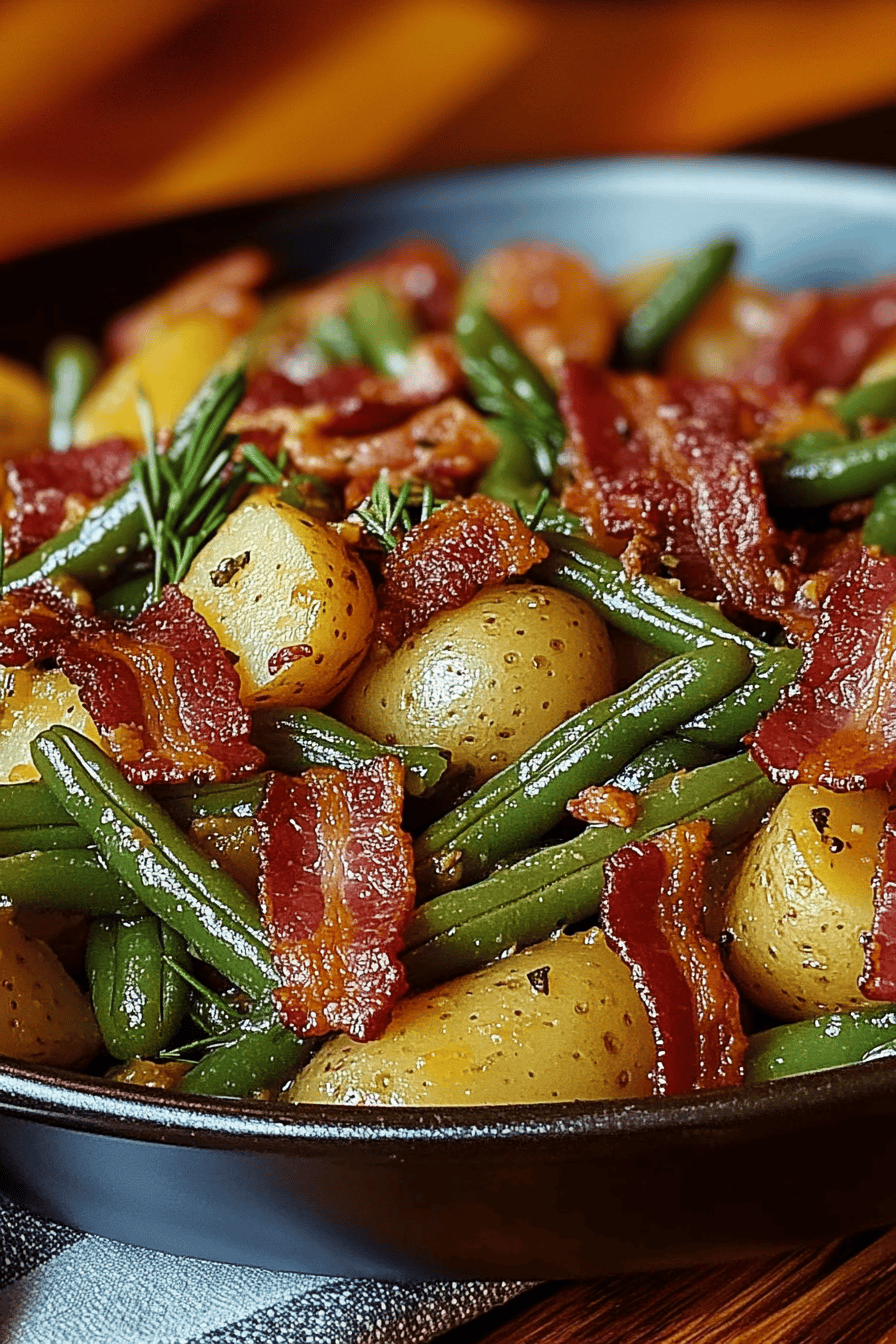Country Ranch Green Beans n Potatoes with Bacon