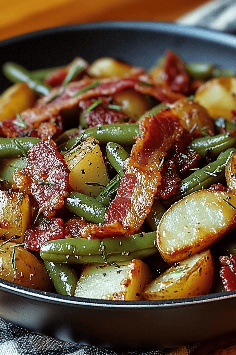 Country Ranch Green Beans n Potatoes with Bacon