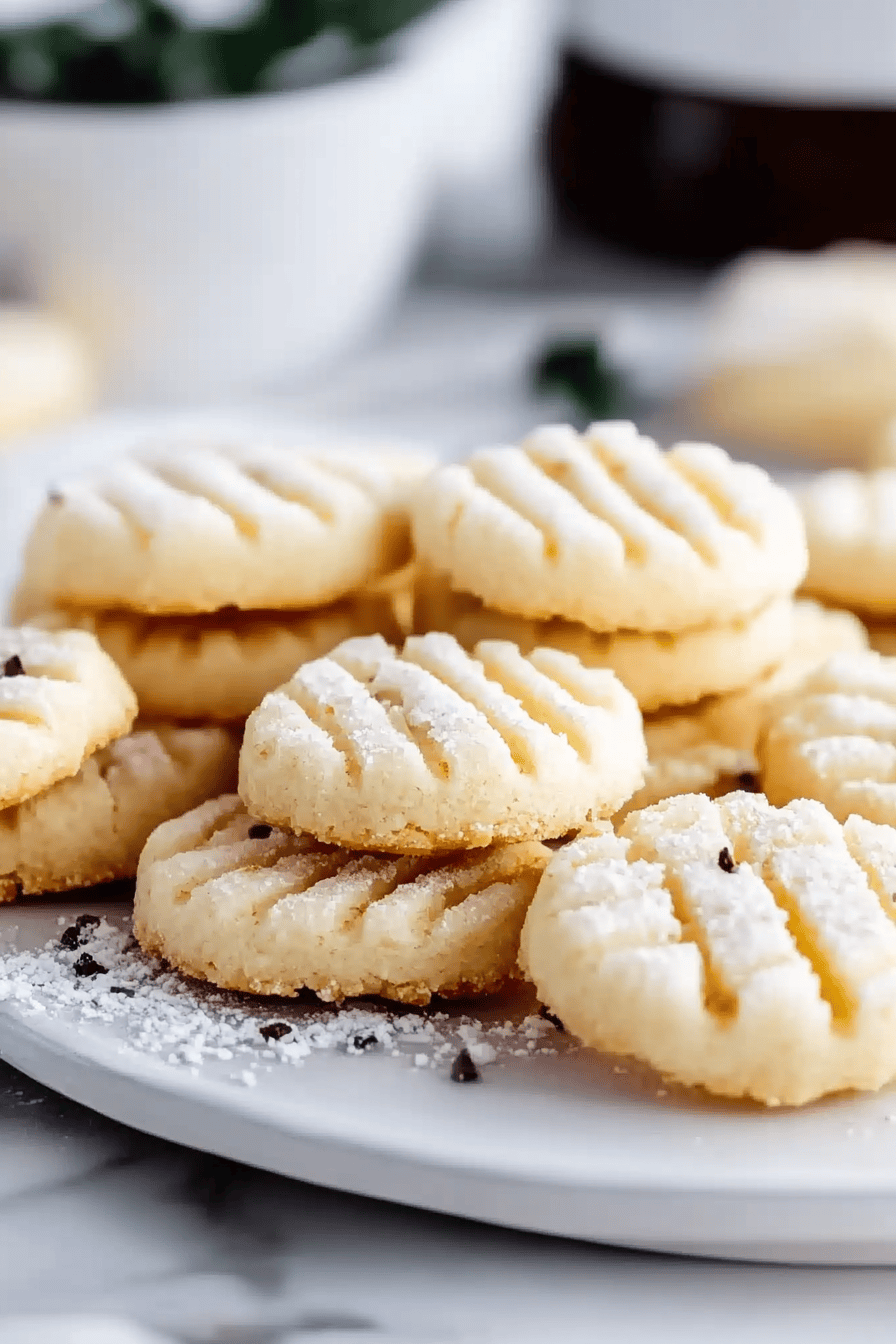 Whipped Shortbread Cookies