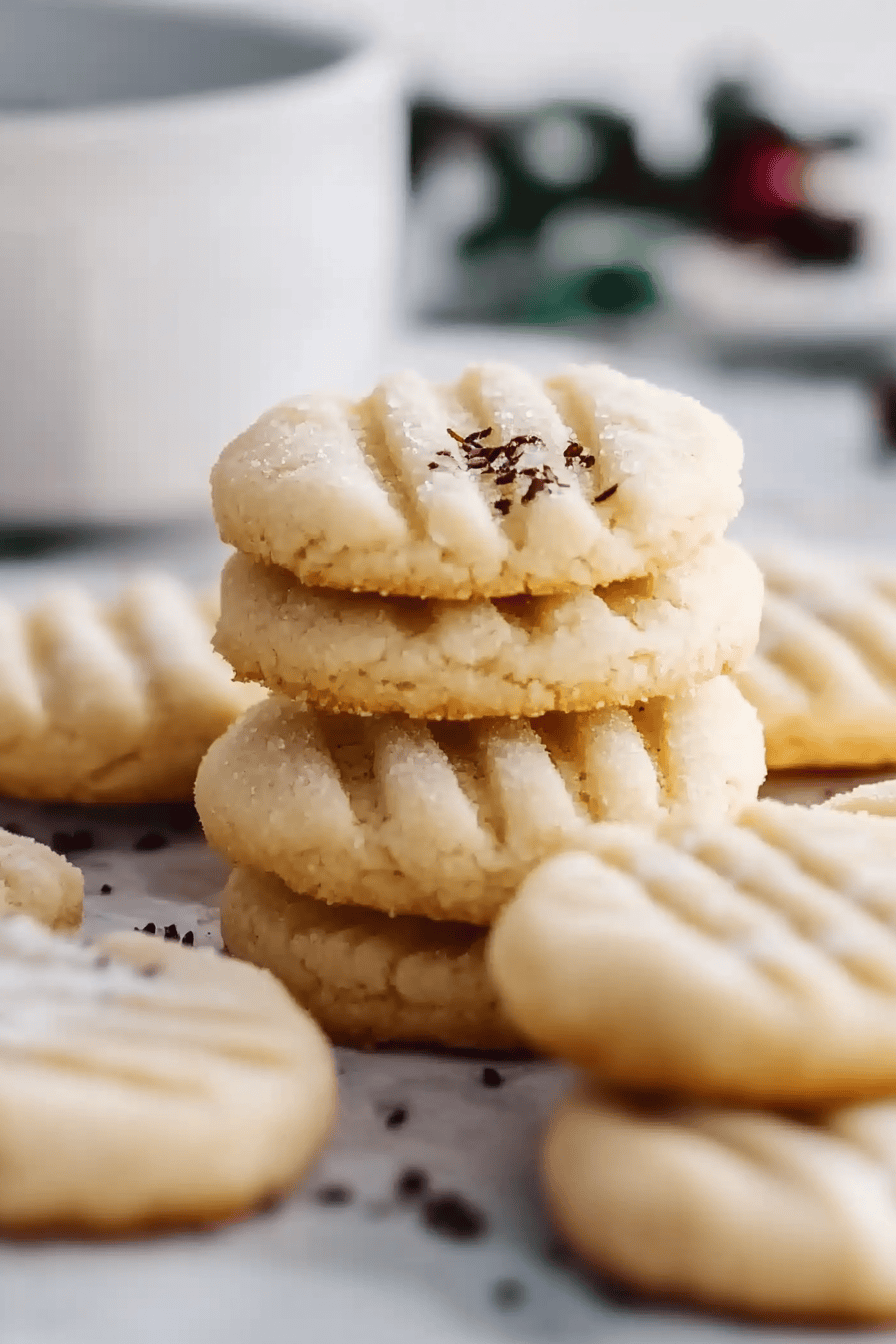 Whipped Shortbread Cookies