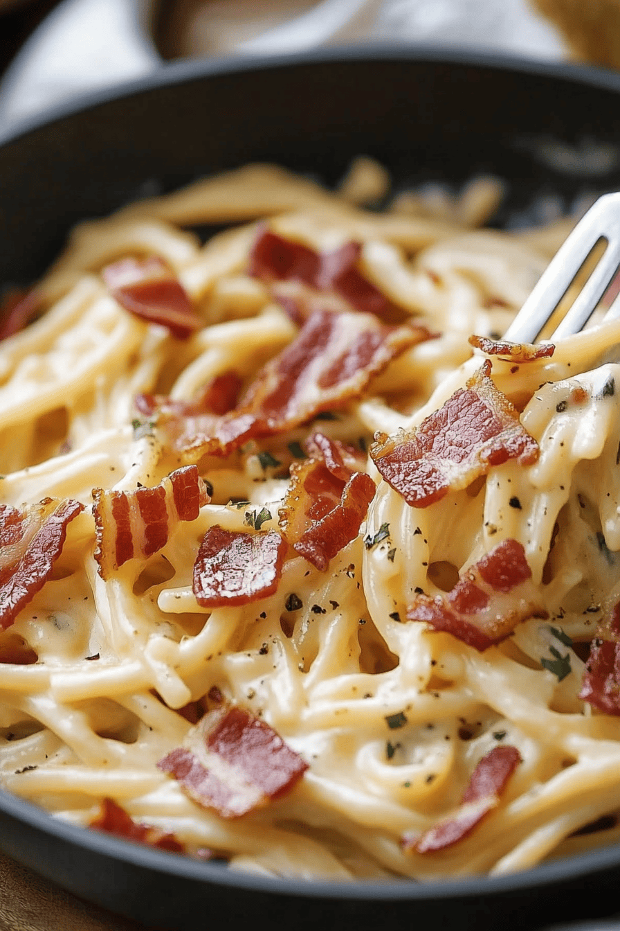 bacon pasta