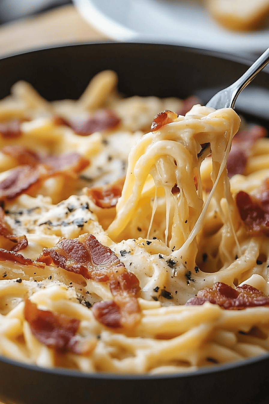bacon pastaBig Mac Sloppy Joesmississippi mud potatoes
