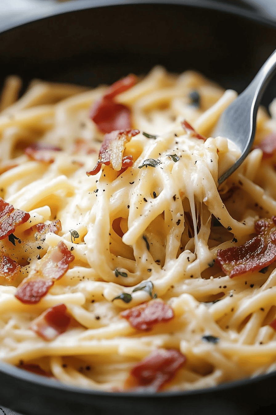 bacon pasta