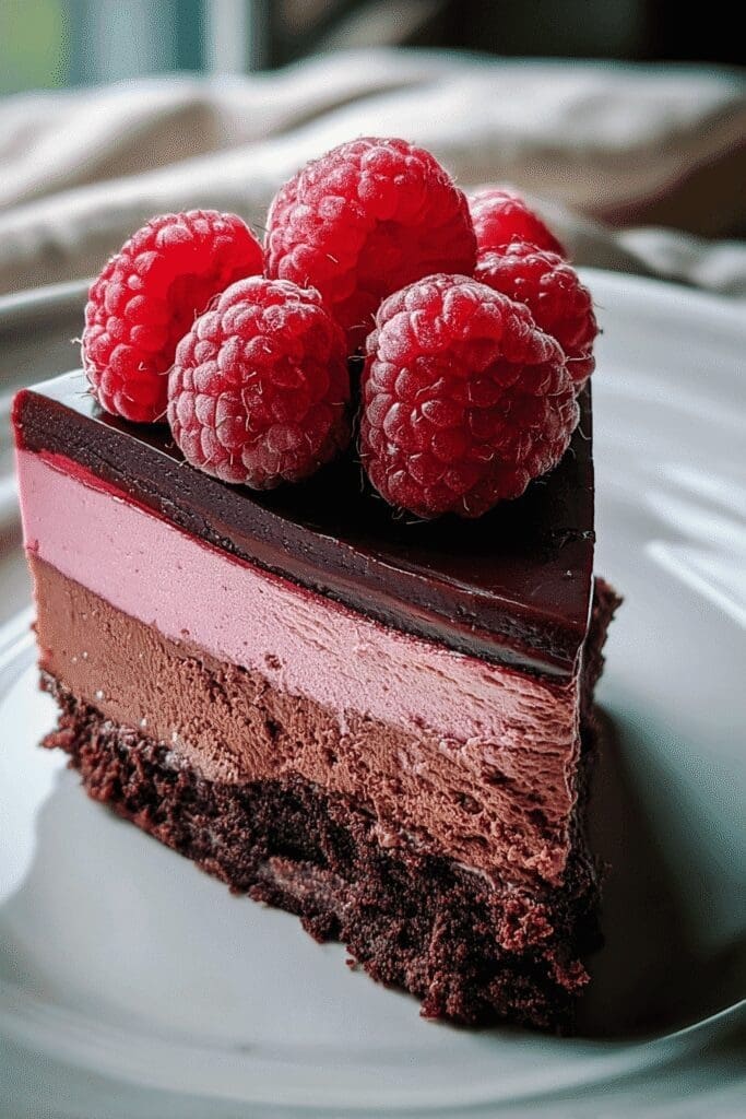 Chocolate And Raspberry Mousse Cake 25.png