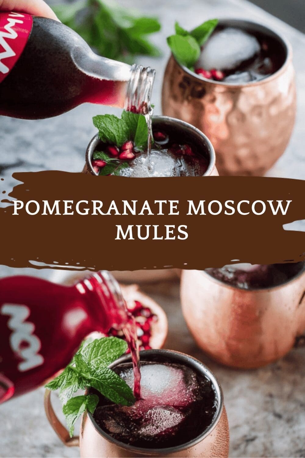 Pomegranate Moscow Mules