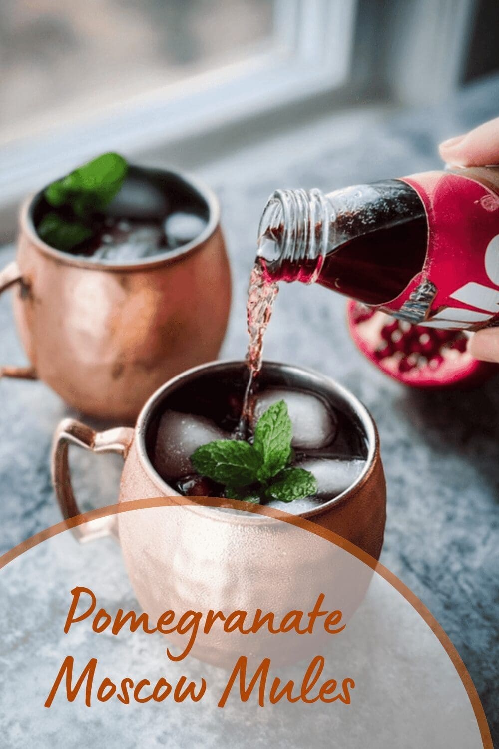 Pomegranate Moscow Mules