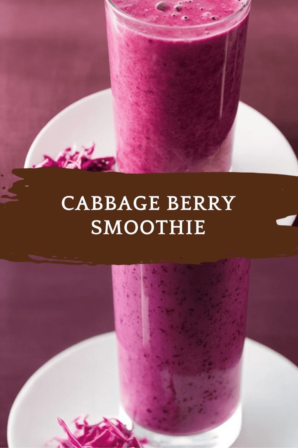 Cabbage Berry Smoothie