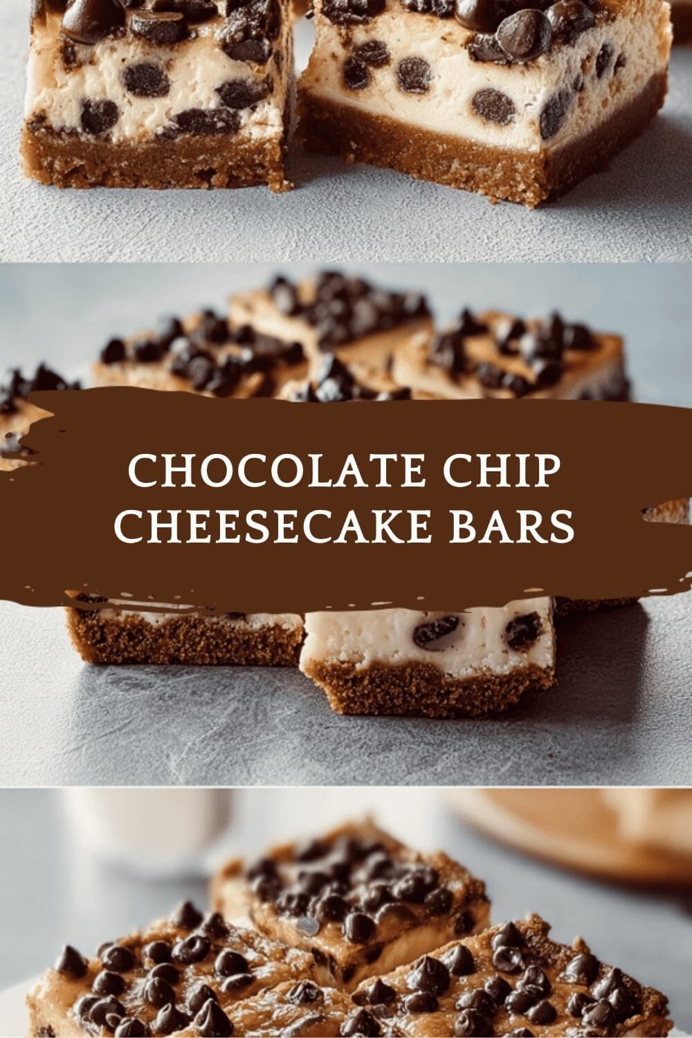 Chocolate Chip Cheesecake Bars