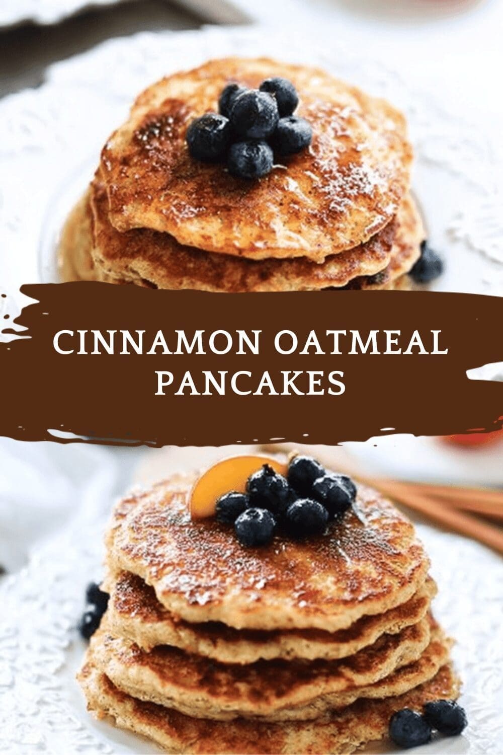 Cinnamon Oatmeal Pancakes
