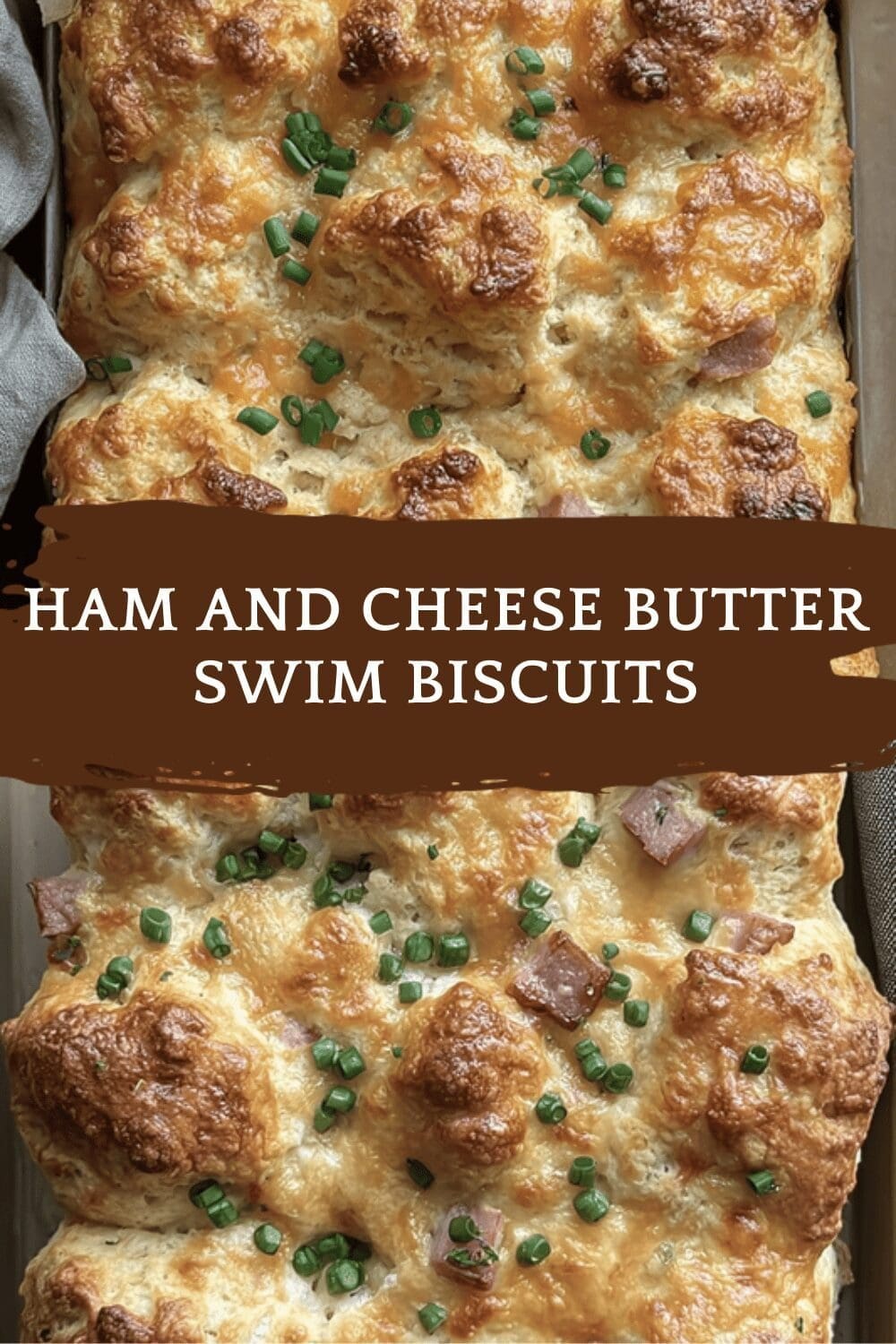 Ham And Cheese Butter Swim Biscuits