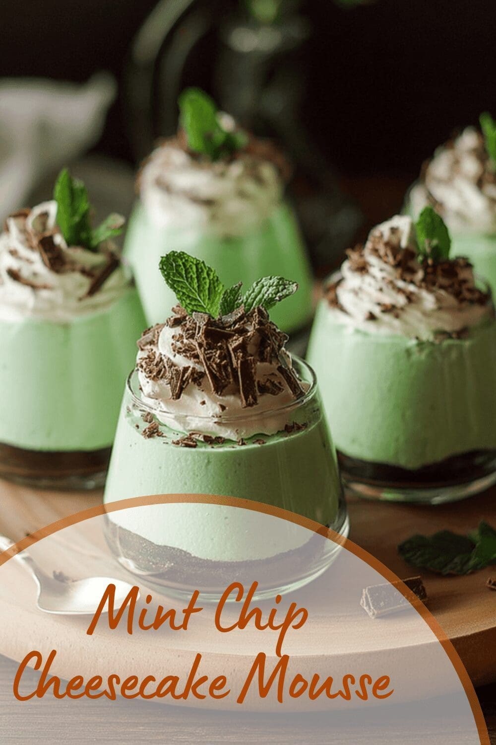 Mint Chip Cheesecake Mousse