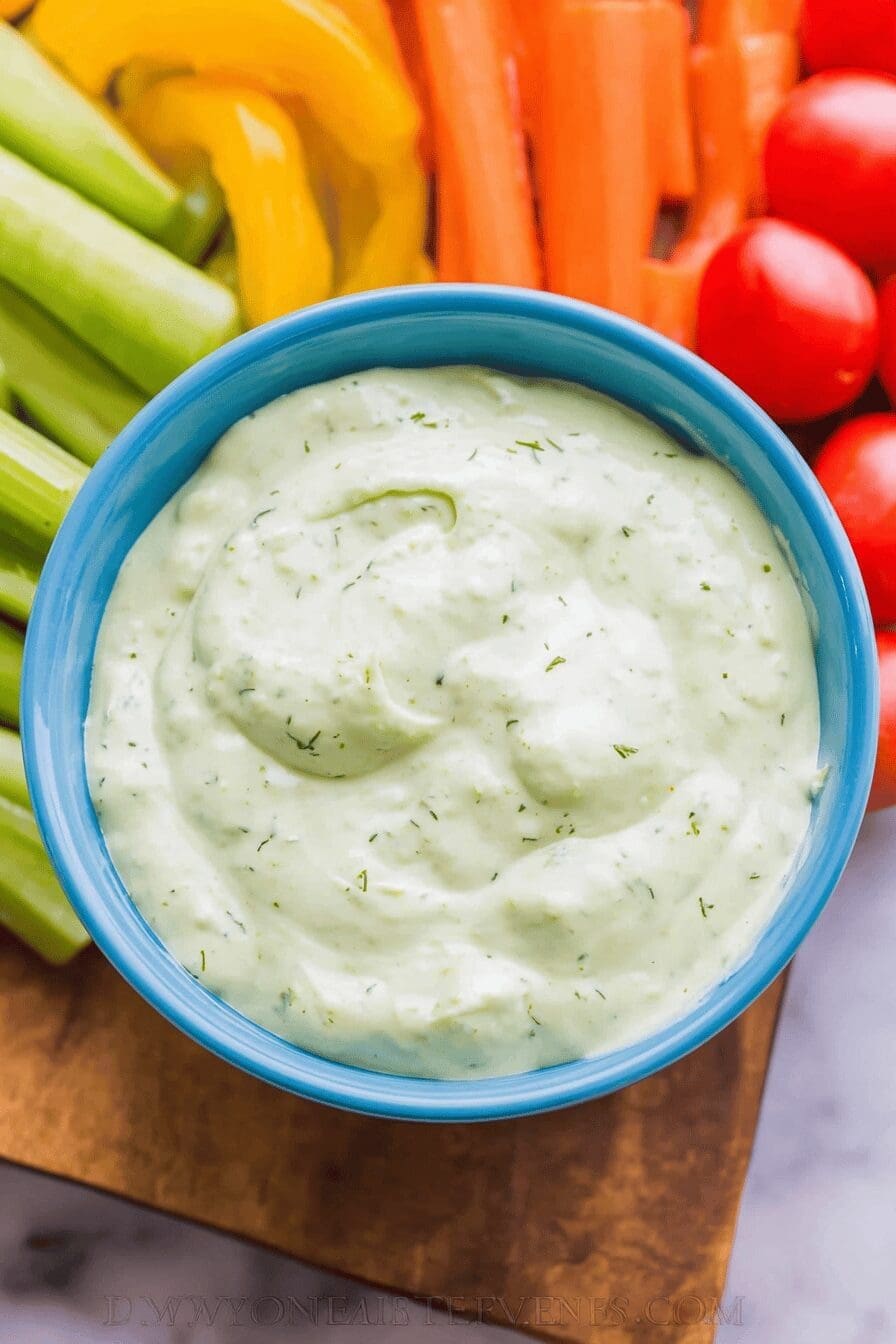 Avocado Ranch Dressing Dip