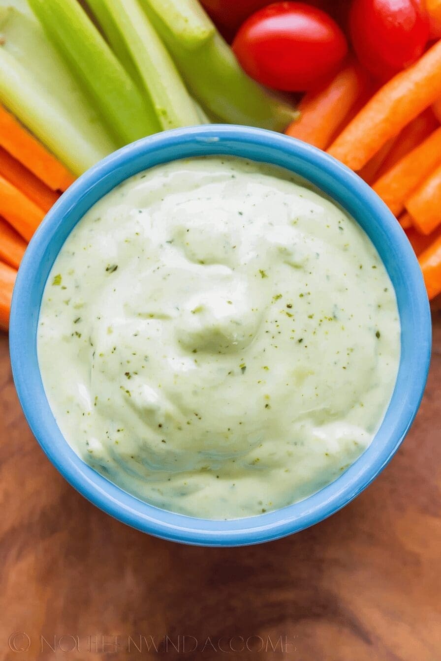 Avocado Ranch Dressing Dip