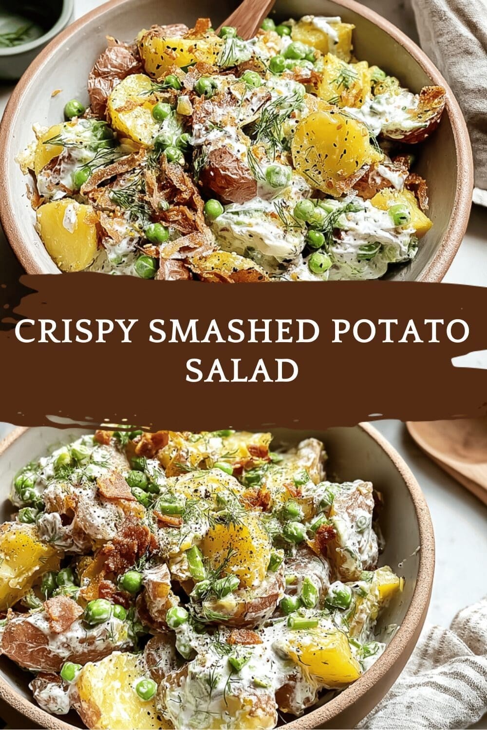 Crispy Smashed Potato Salad