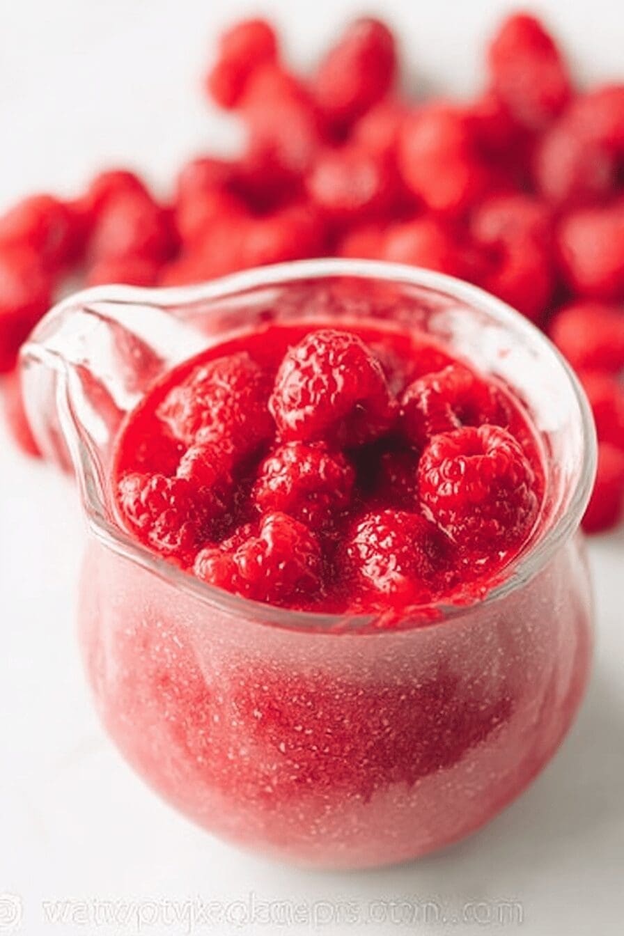 Raspberry Maple Syrup