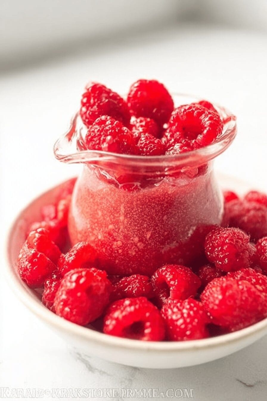 Raspberry Maple Syrup