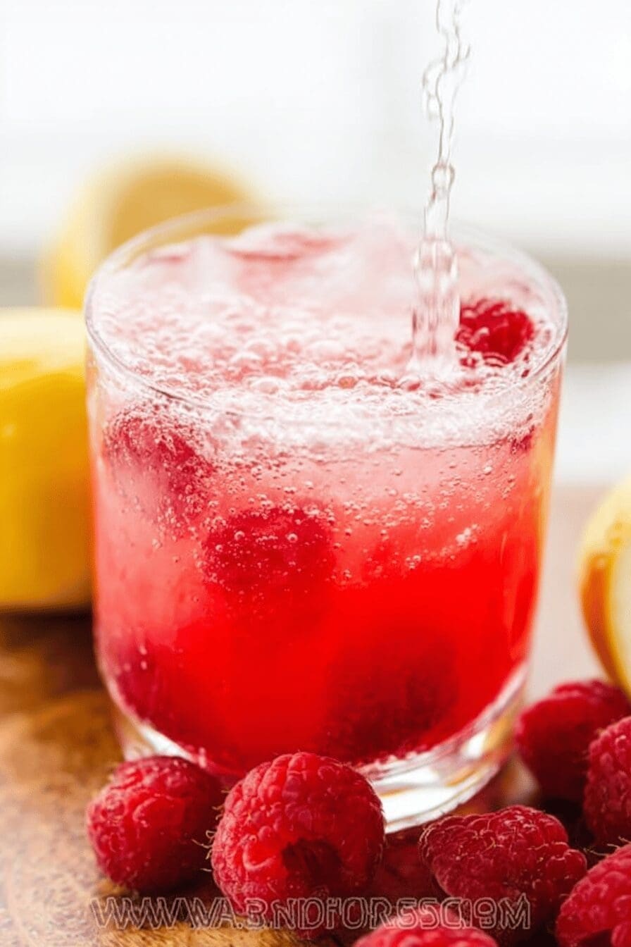 Sparkling Raspberry Lemonade