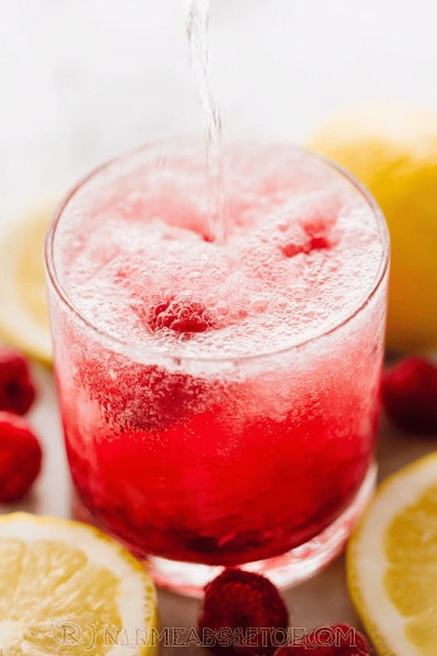 Sparkling Raspberry Lemonade