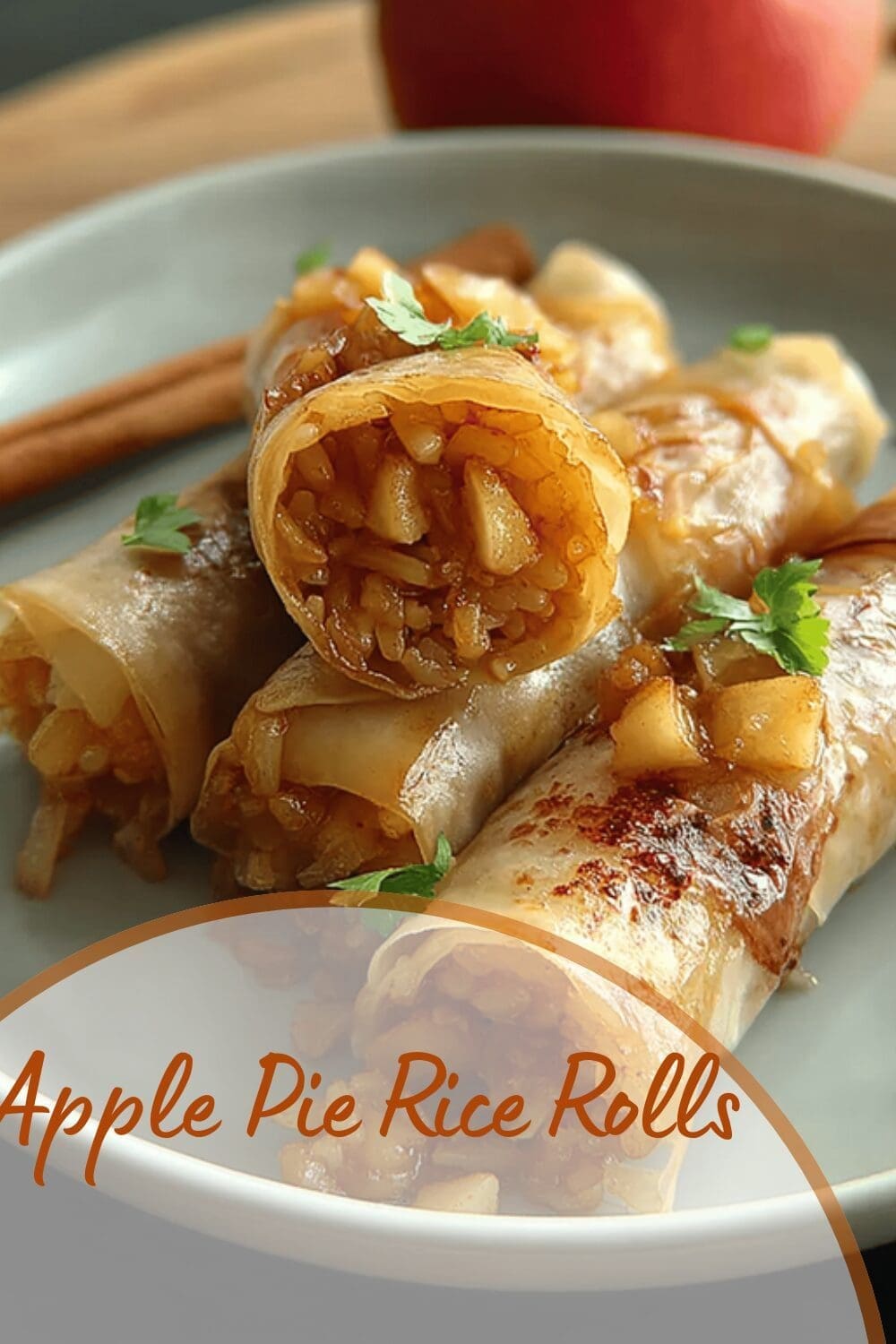 Apple Pie Rice Rolls
