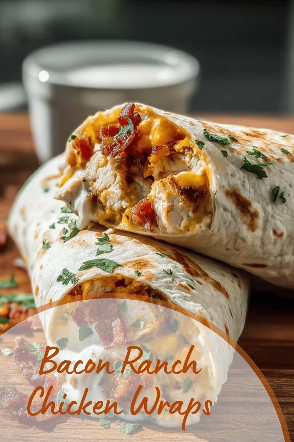 Bacon Ranch Chicken Wraps