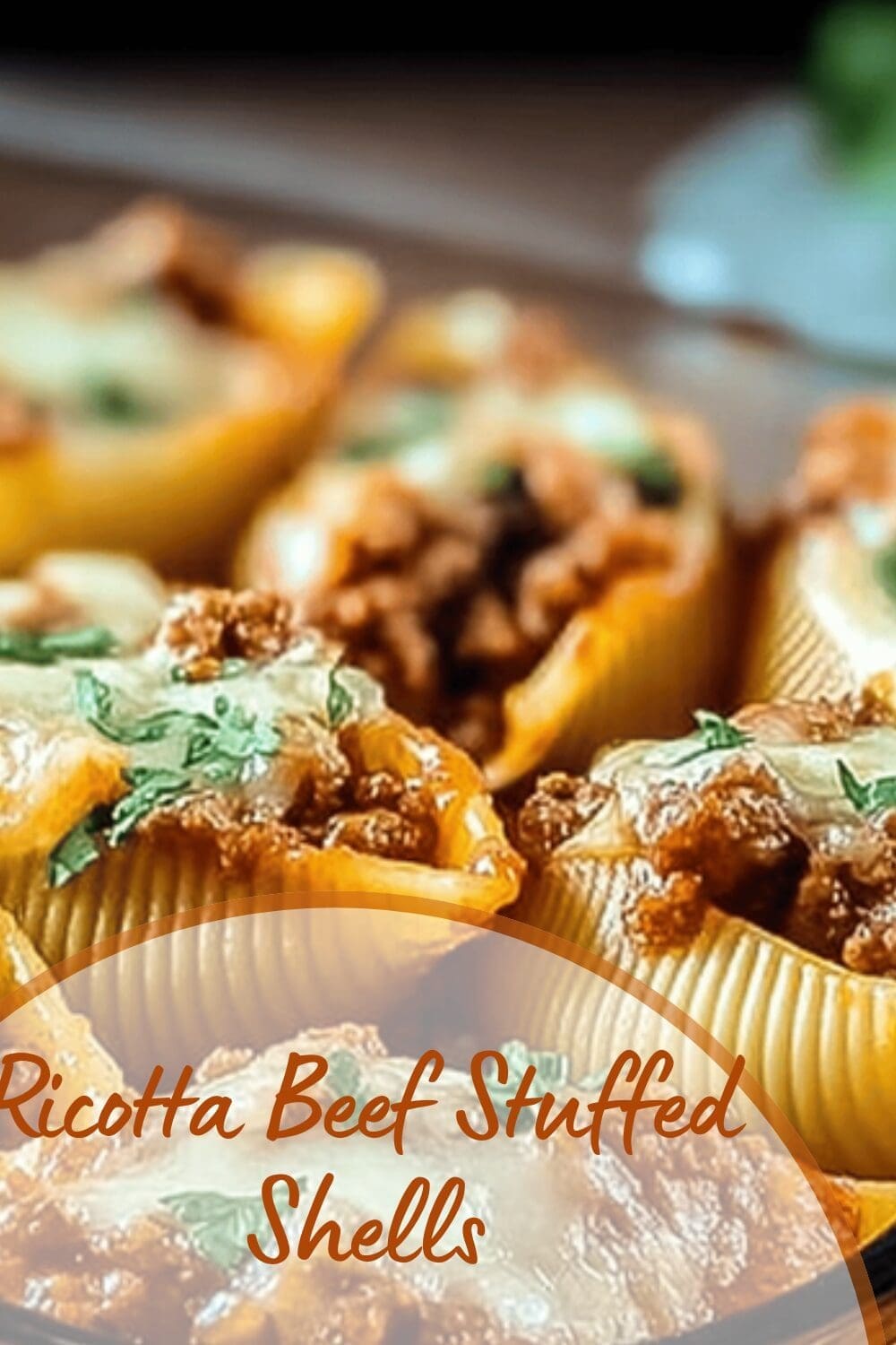 Ricotta Beef Stuffed Shells