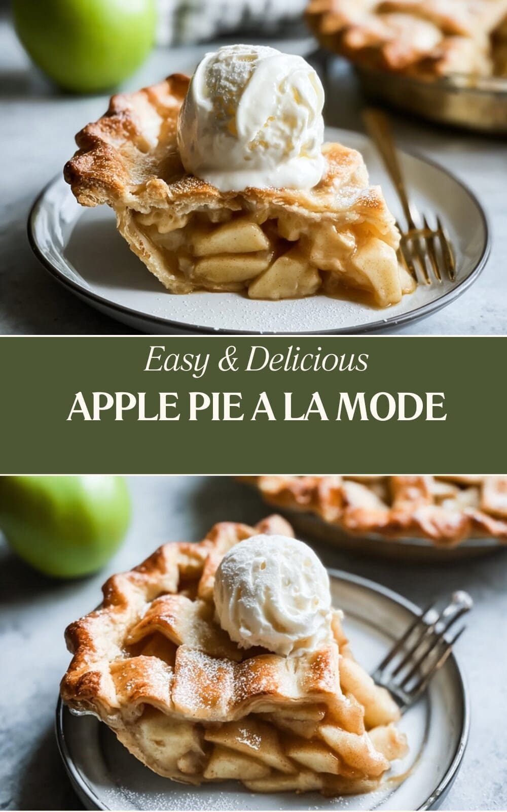 Apple Pie A La Mode