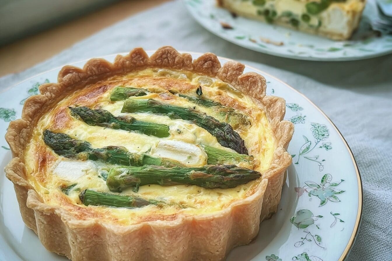 Cheese And Asparagus Quiche