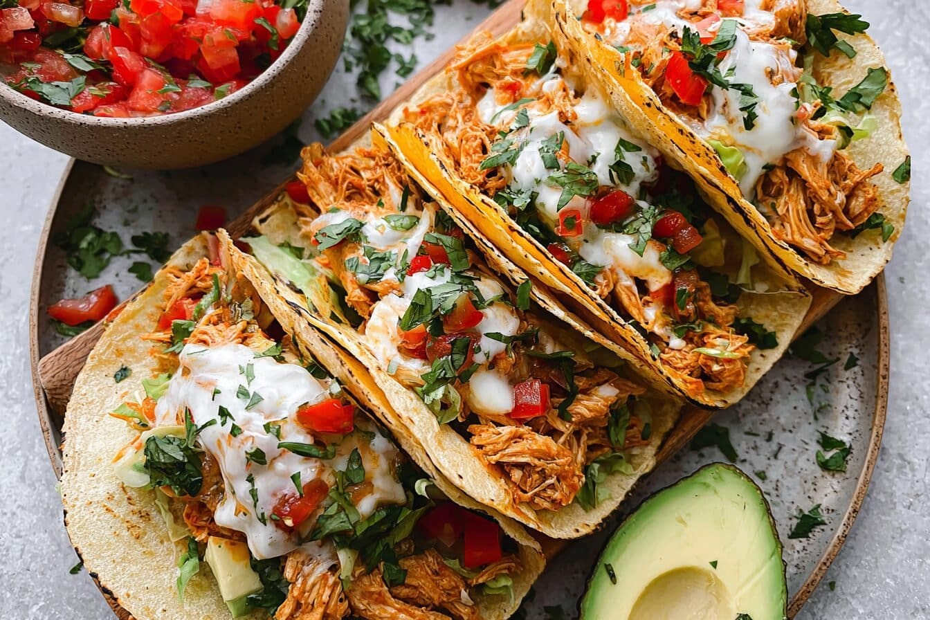 Slow Cooker Ranch Tacos