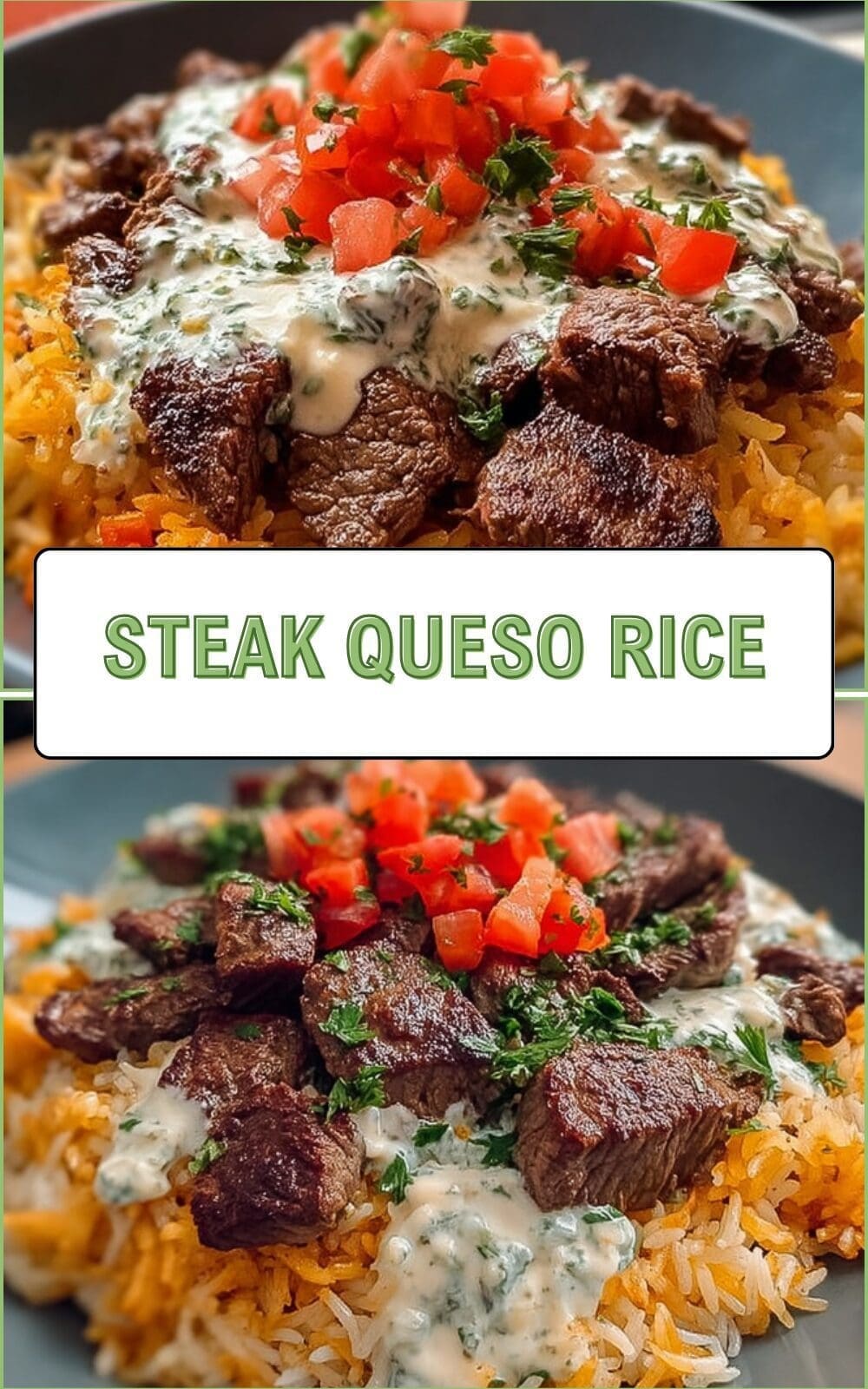 Steak Queso Rice