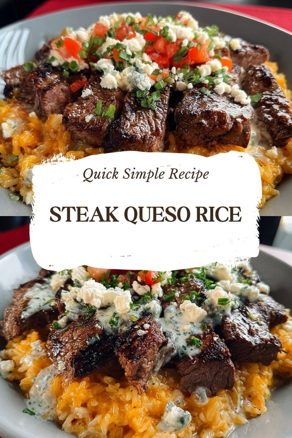 Steak Queso Rice