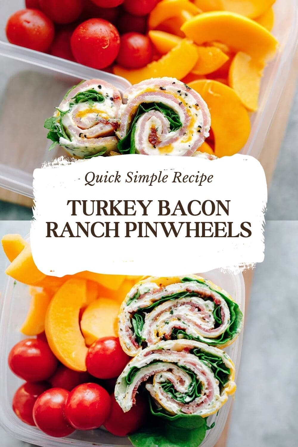 Turkey Bacon Ranch Pinwheels