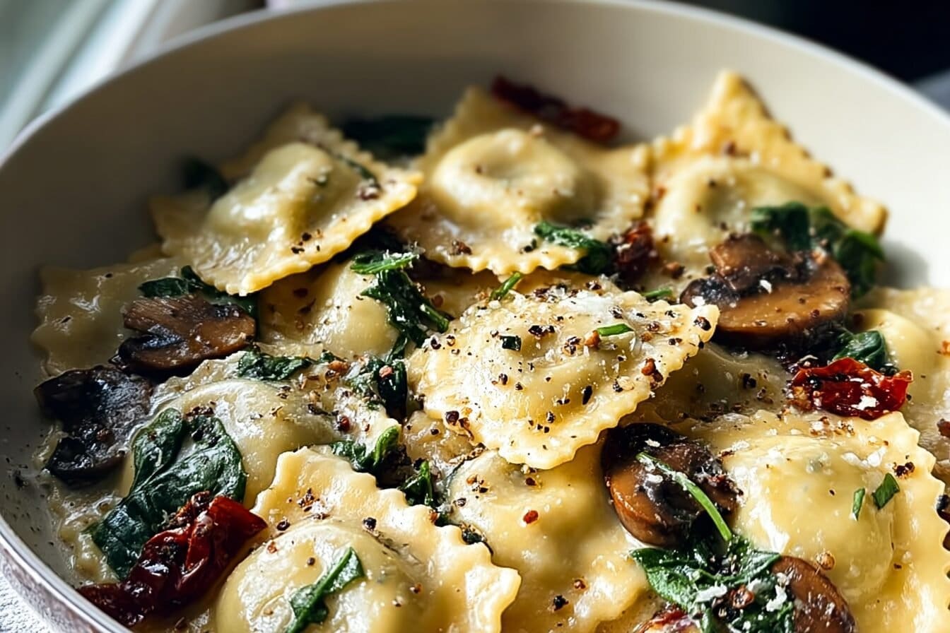 Cheesy Ravioli
