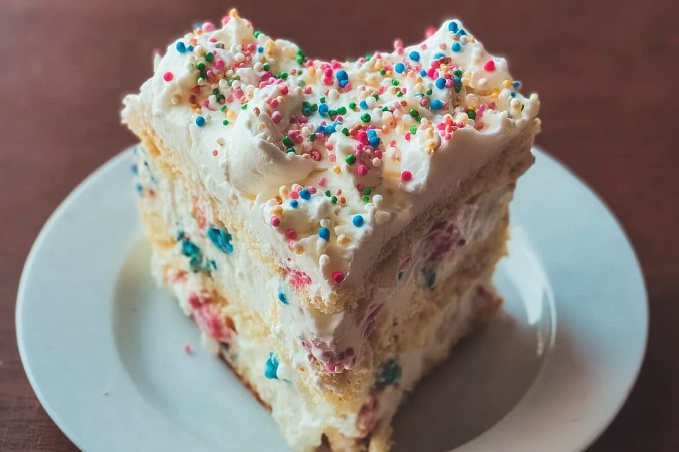 Funfetti Ice Cream Cake