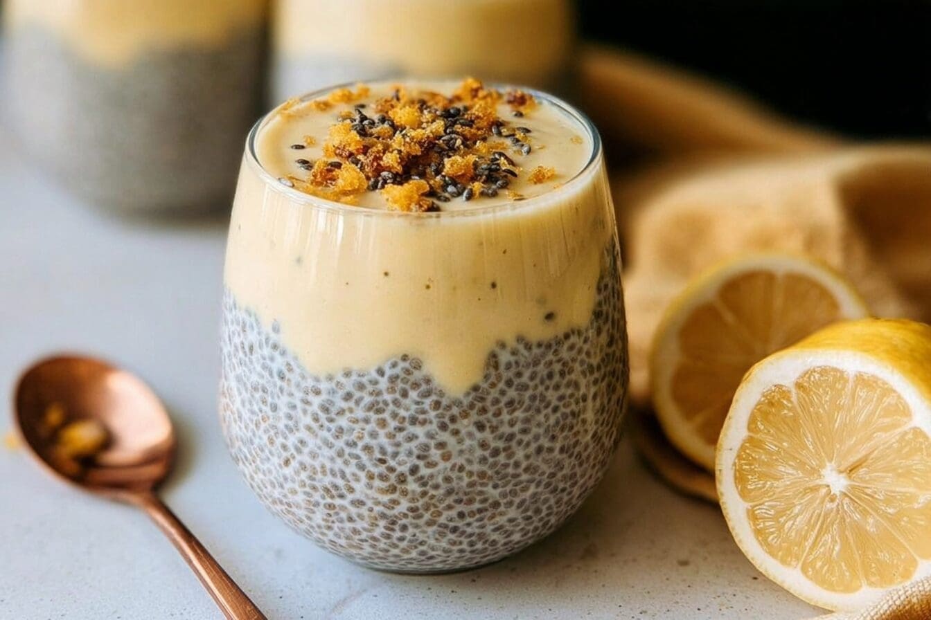 Lemon Cream Chia Pudding