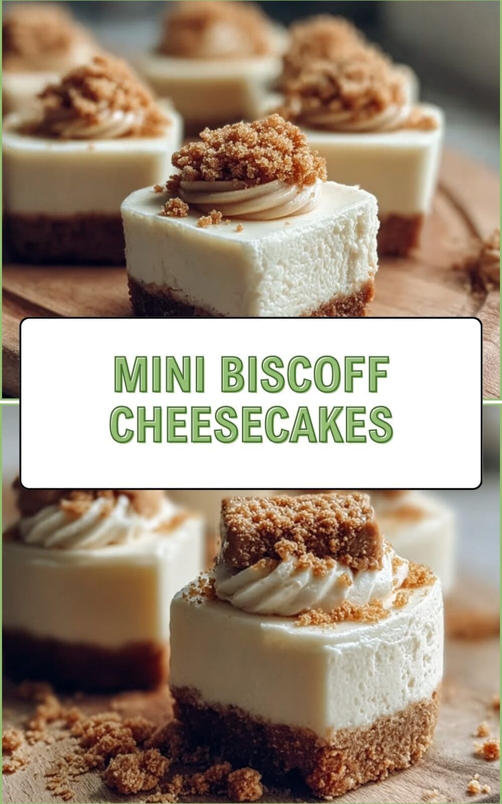 Mini Biscoff Cheesecakes