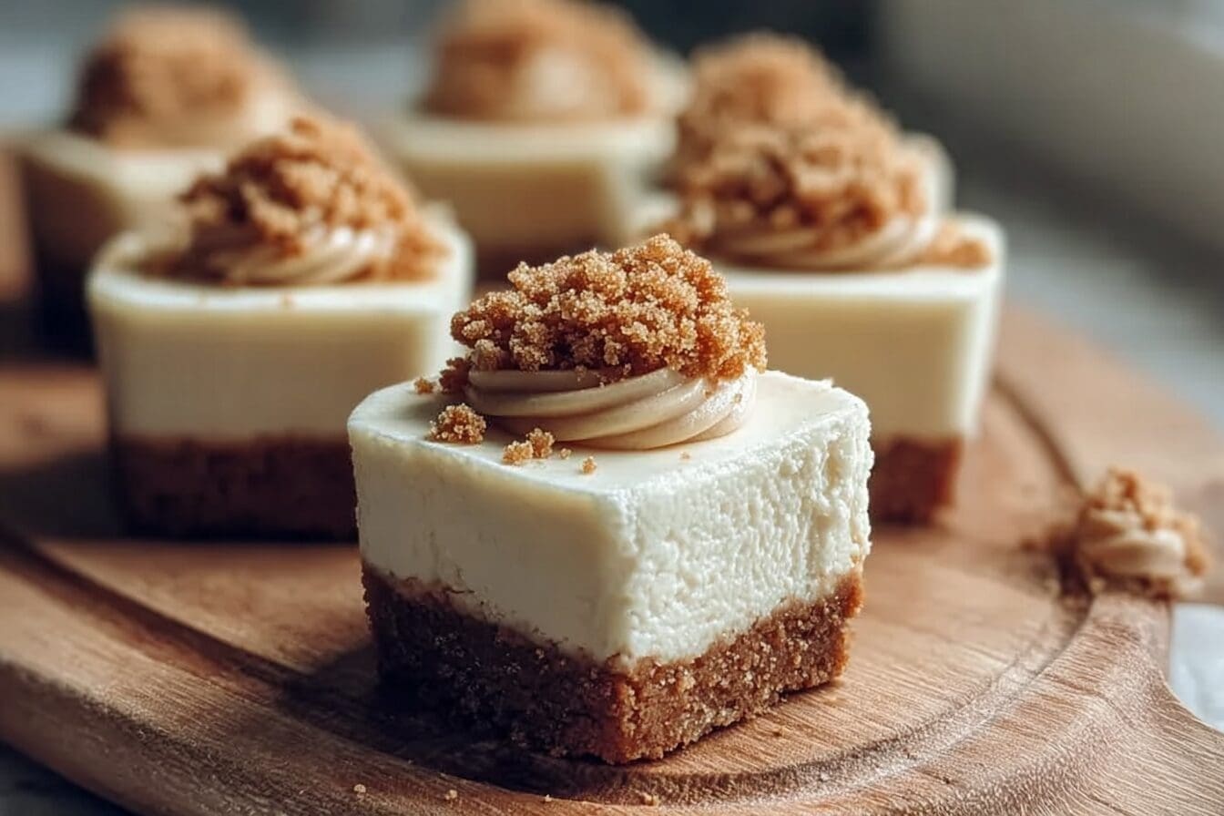 Mini Biscoff Cheesecakes