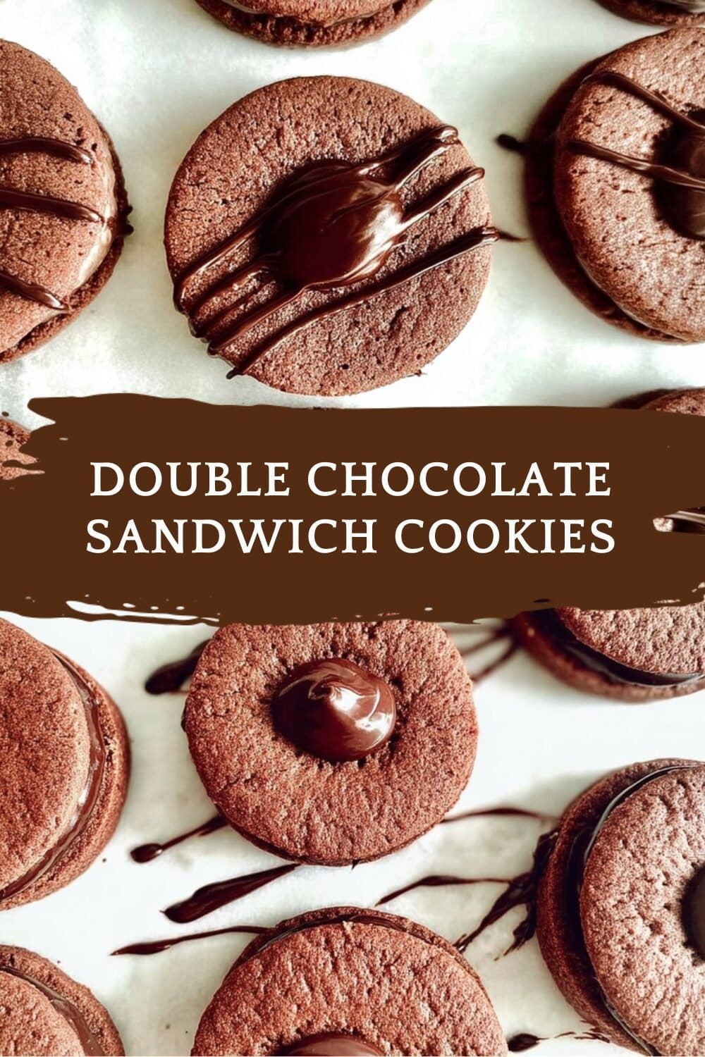 Double Chocolate Sandwich Cookies