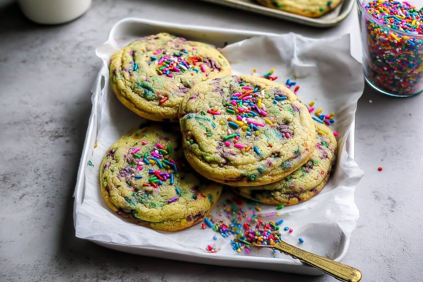 Funfetti Birthday Cookies