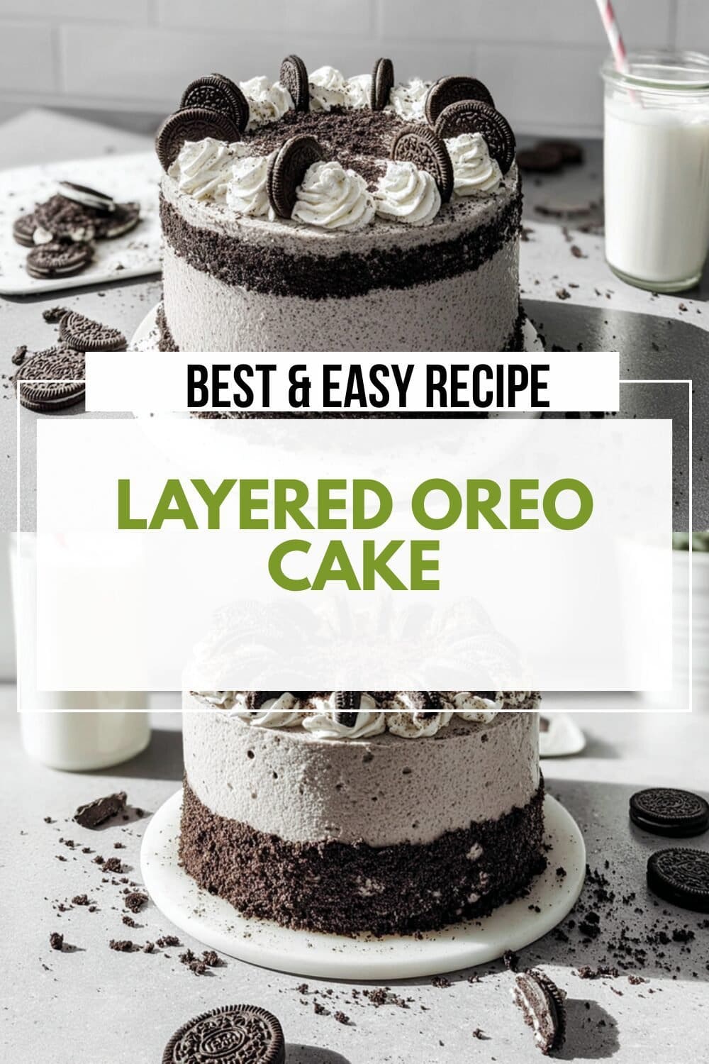 Layered Oreo Cake