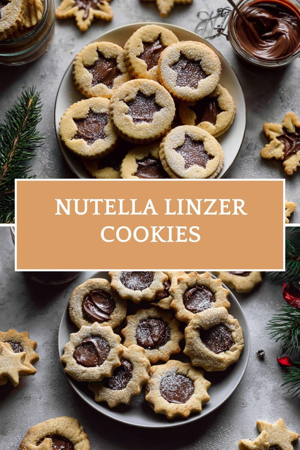 Nutella Linzer Cookies