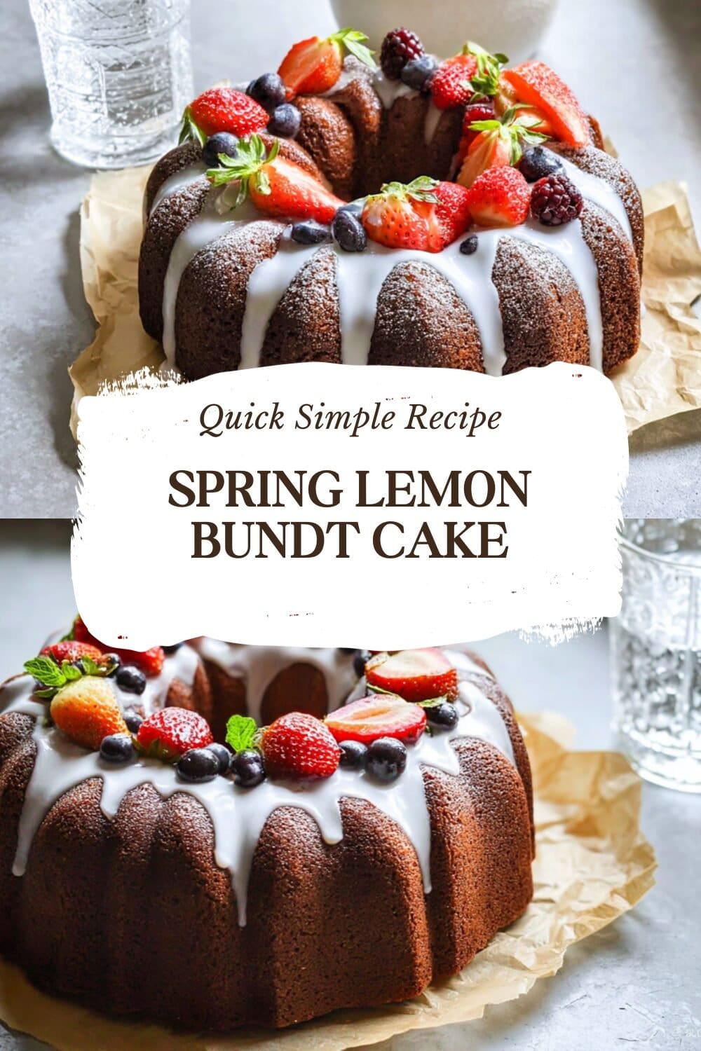 Spring Lemon Bundt Cake