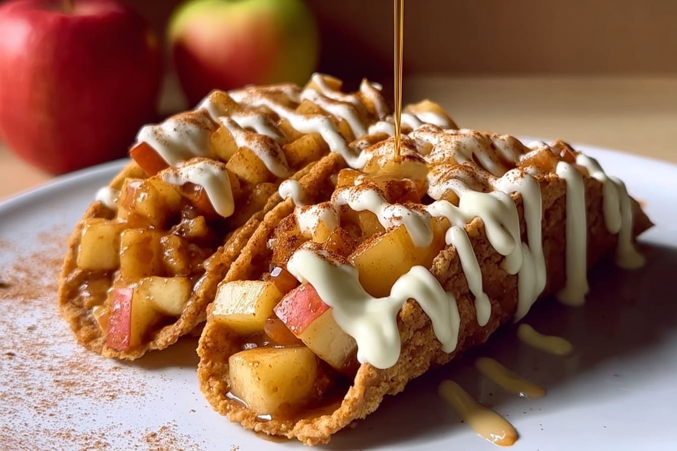 Apple Pie Cheesecake Tacos