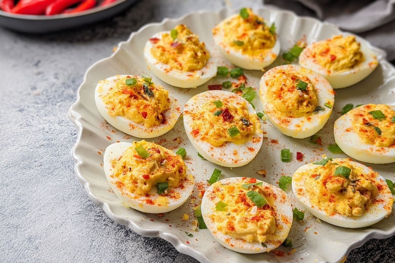 Pimento Cheese Deviled Eggs