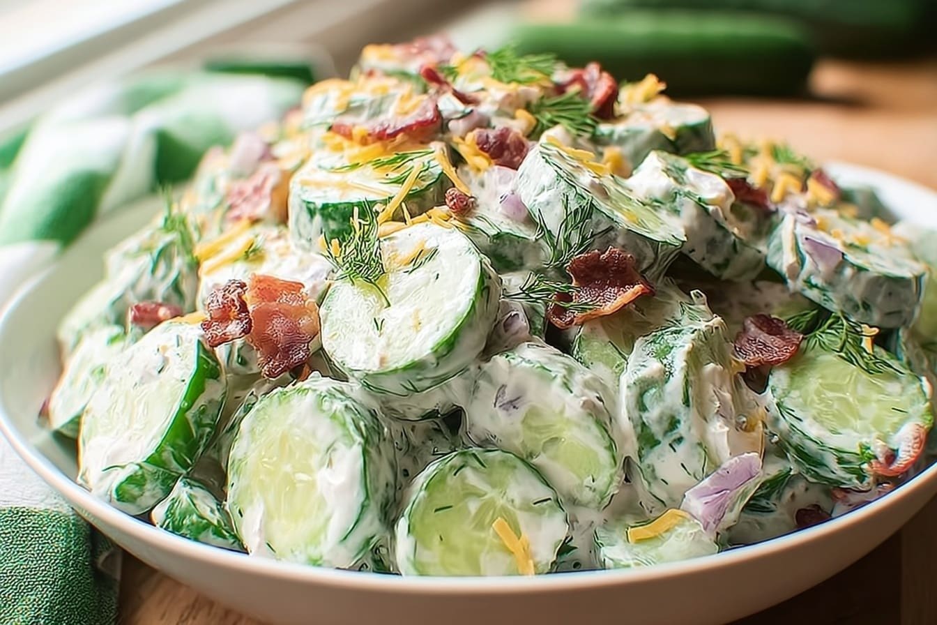 Easy Cucumber Ranch Crack Salad