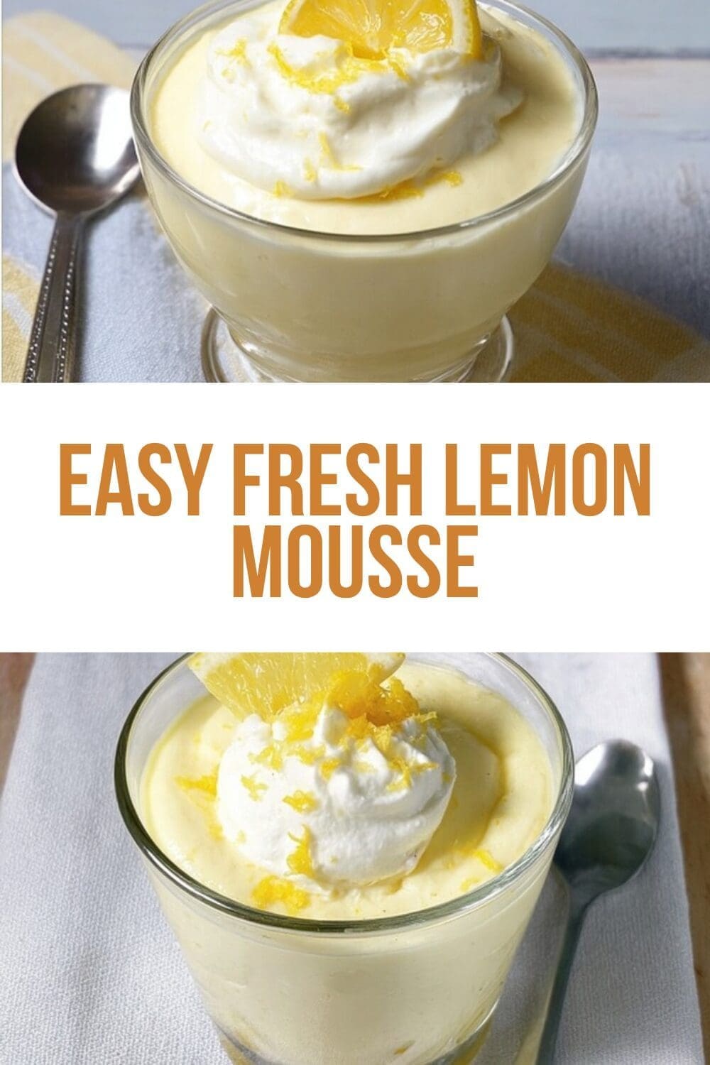 Easy Fresh Lemon Mousse