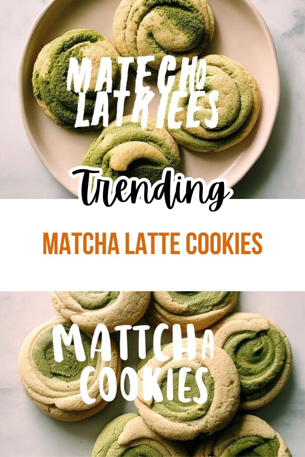 Matcha Latte Cookies
