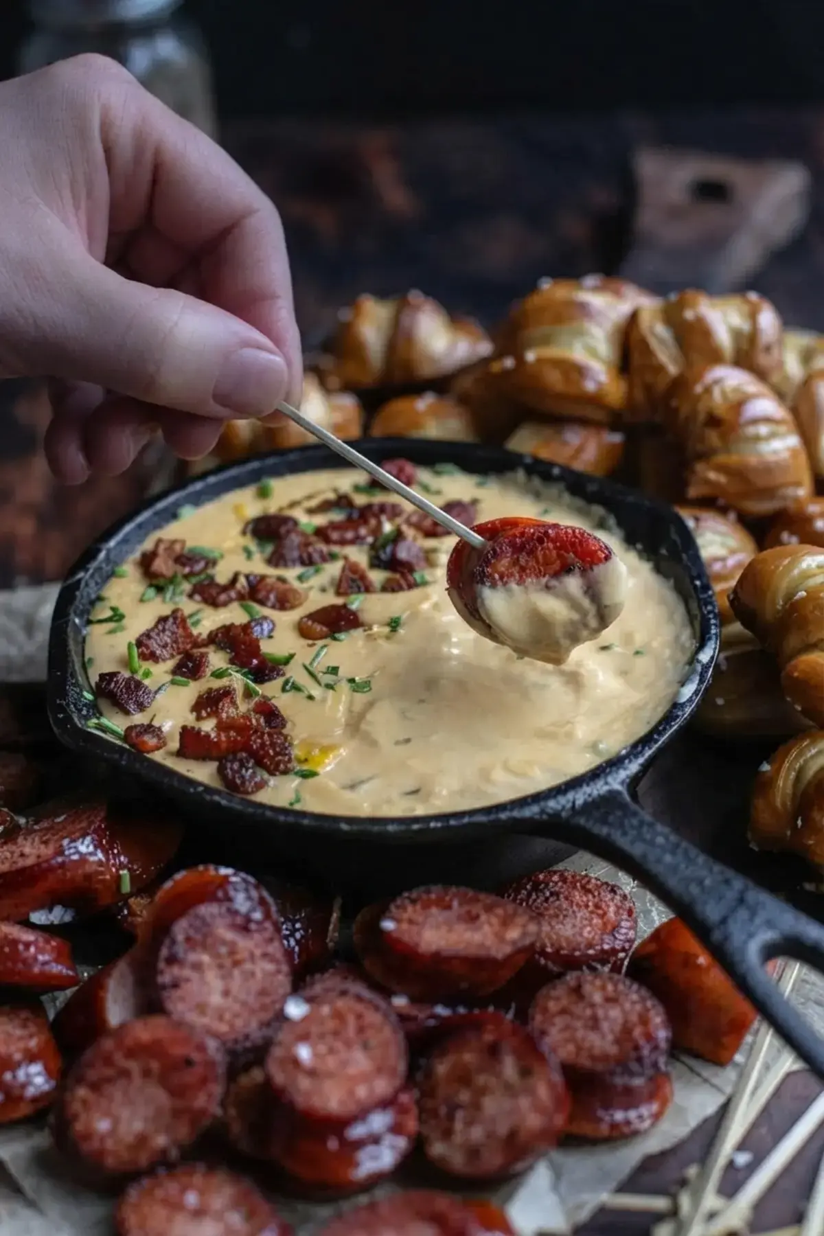 Beer Cheese Dip With Bacon, Making the Beer Cheese Dip