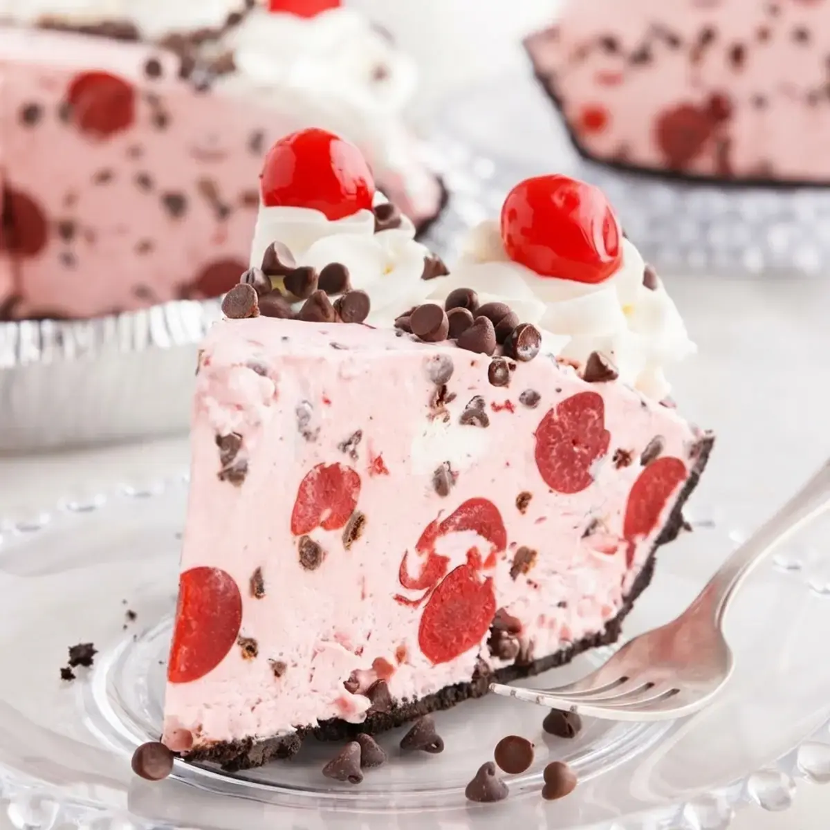Chocolate Cherry Pie, Chocolate Cherry Pie, no bake
