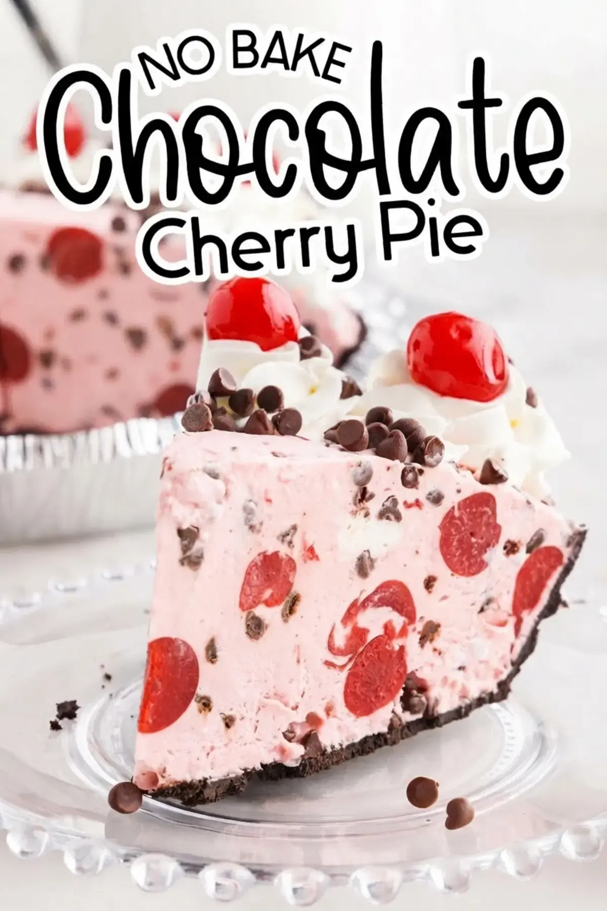 Chocolate Cherry Pie, Chocolate Cherry Pie, no bake
