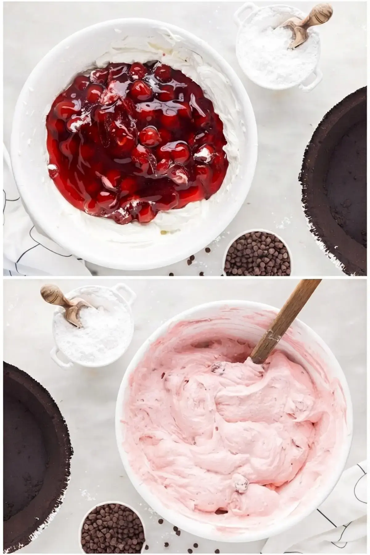 Chocolate Cherry Pie, Instructions